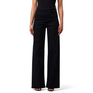 JOE'S JEANS The Mia High Rise Wide Leg Jeans 6/28 Black Vintage Stretch